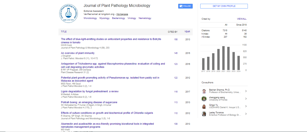 Journal of Plant Pathology & Microbiology