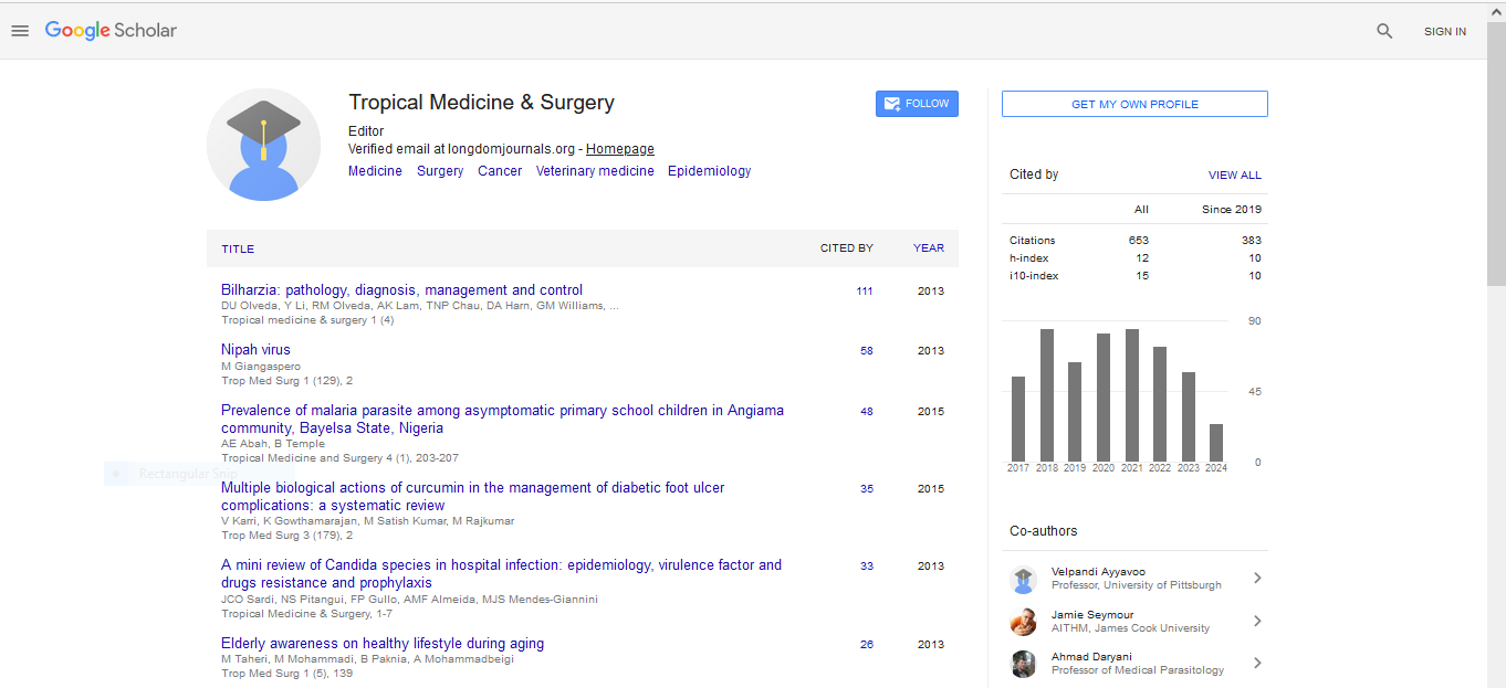 Tropical Medicine & Surgery